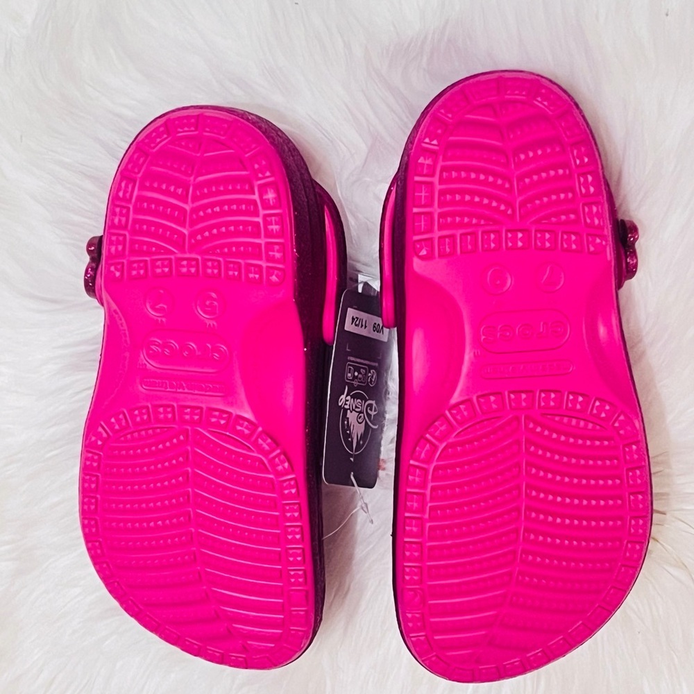 Hot Pink Glitter Mickey Icon Crocs - Picture 5 of 6